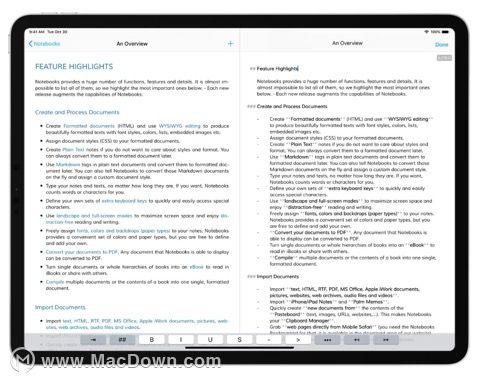 Notebooks for Mac(多功能记事本) v2.1