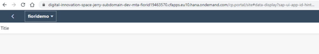 如何将SAP UI5应用配置到SAP云平台Fiori Launchpad里