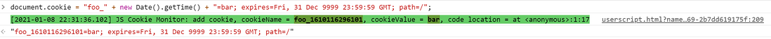 监控、定位JavaScript操作cookie
