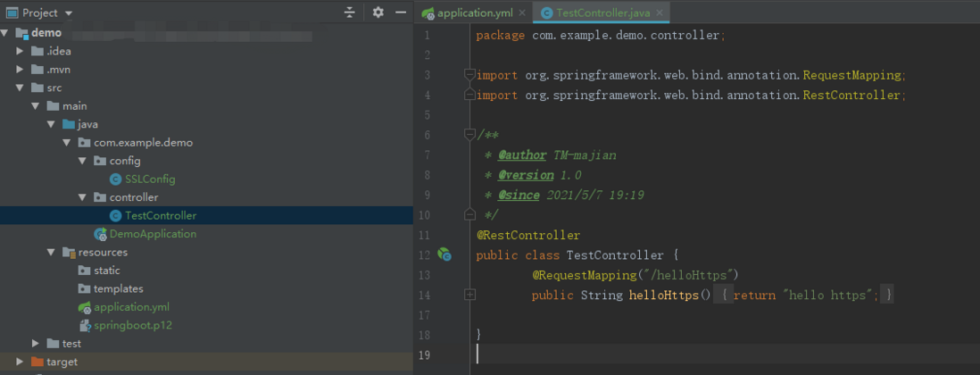 SpringBoot2.X 同时支持http和https