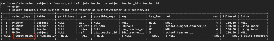 一张图彻底搞懂MySQL的 explain