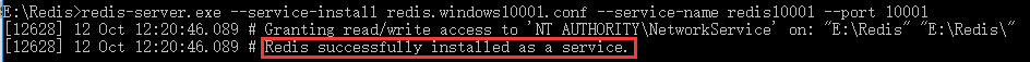windows系统注册redis 为服务自动启动