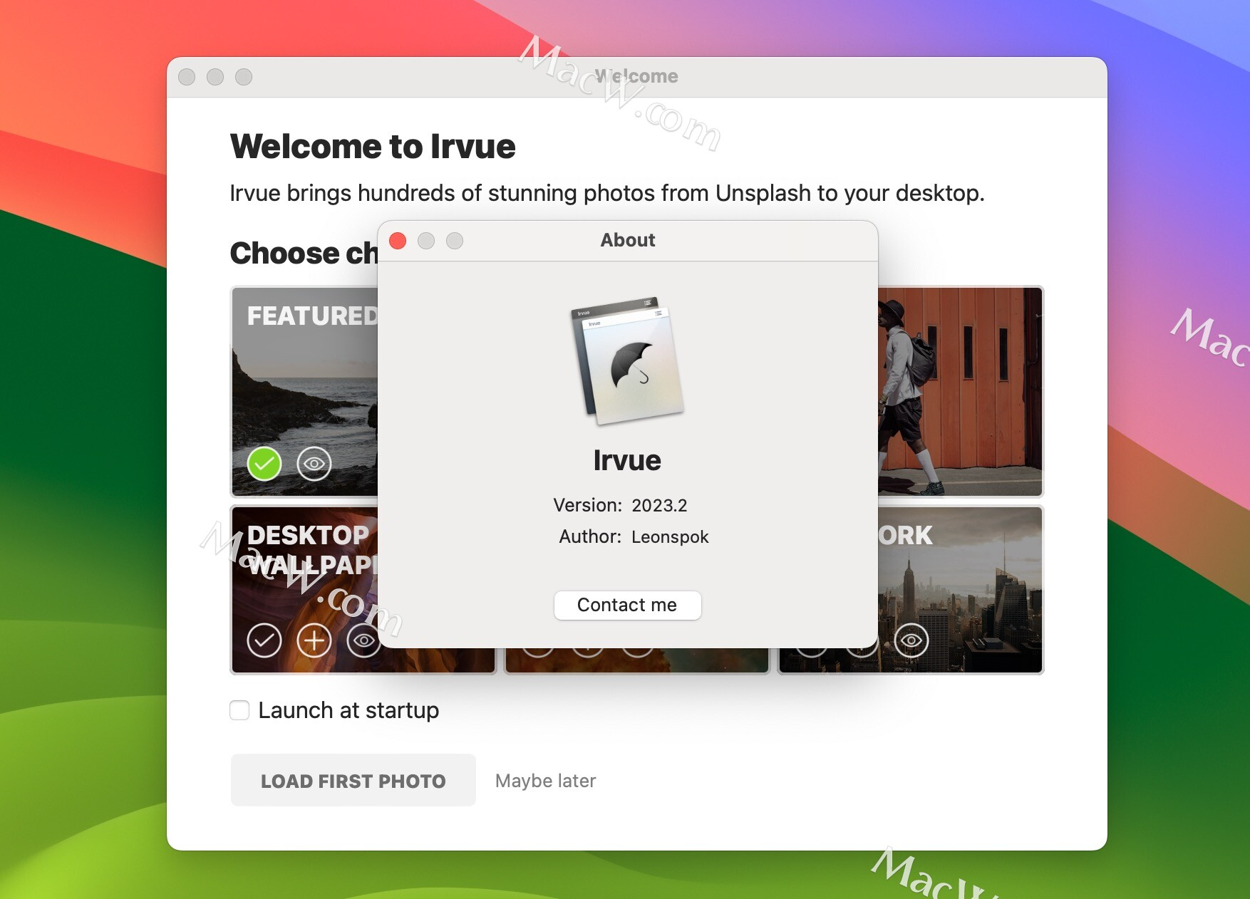 苹果壁纸软件：Irvue for Mac最新激活 支持M1
