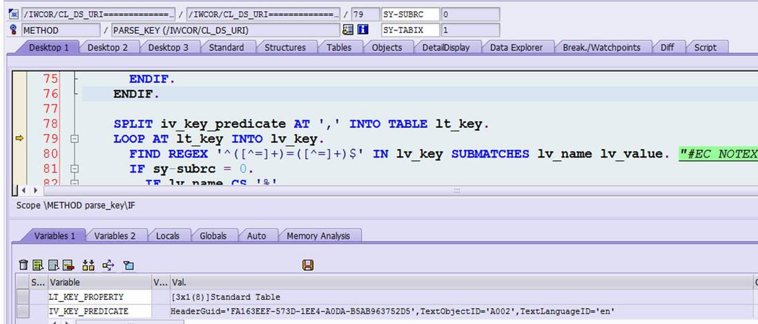 SAP gateway处理multiple key的逻辑