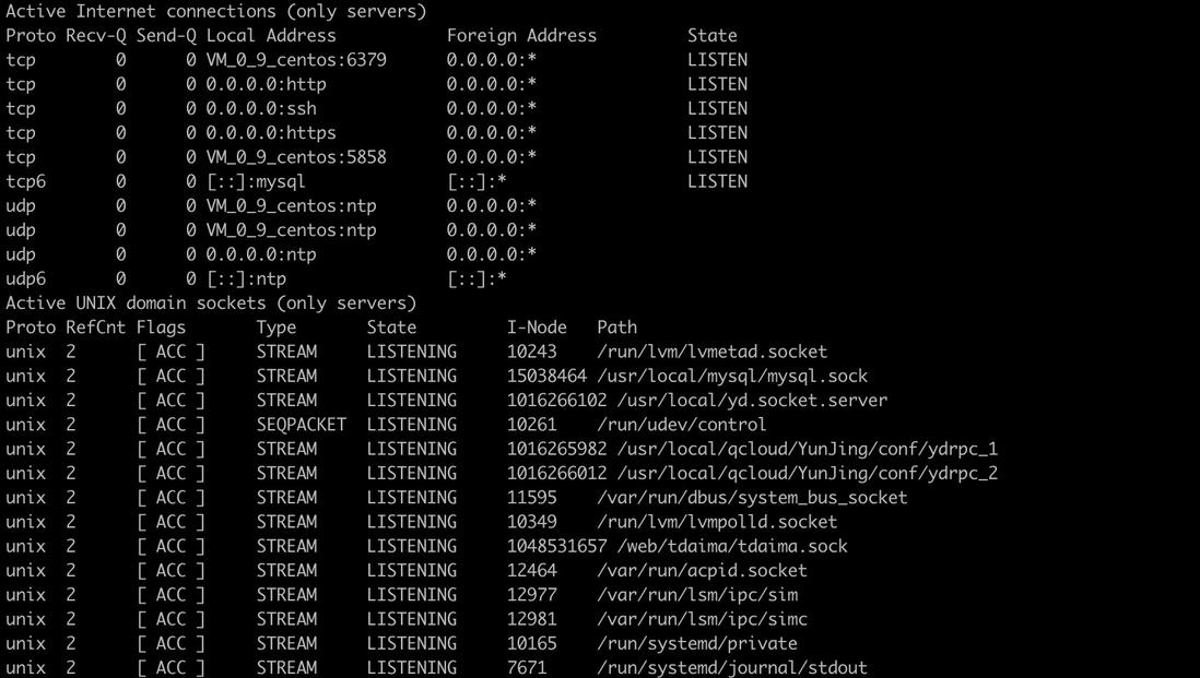 Linux之netstat命令