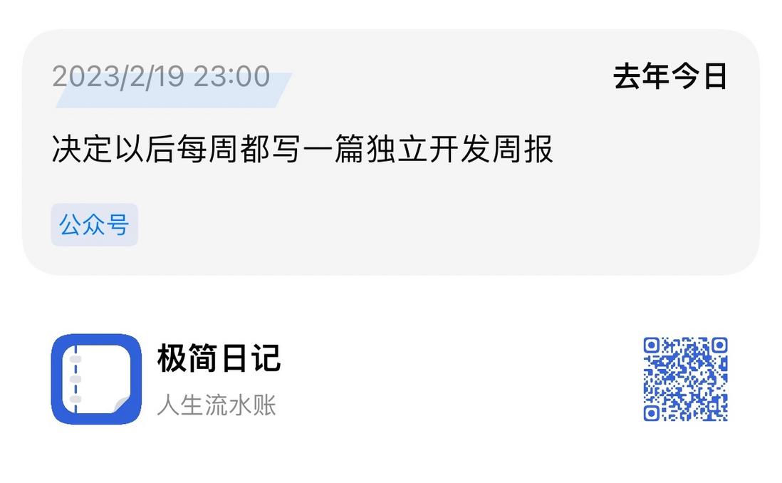 独立开发周记 #53：周记一周年