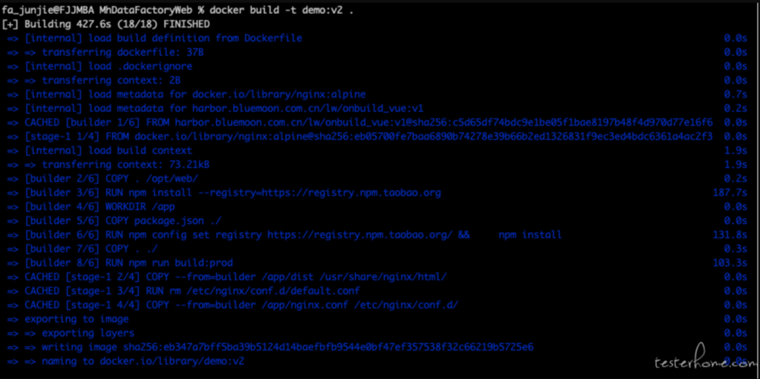 Dockerfile 构建 Vue 镜像踩坑记