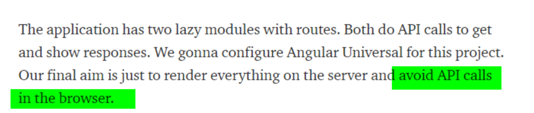 Angular Universal 学习笔记