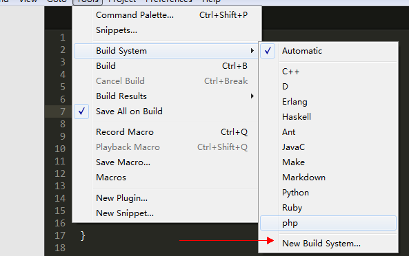 在 Sublime Text 2 中运行 PHP