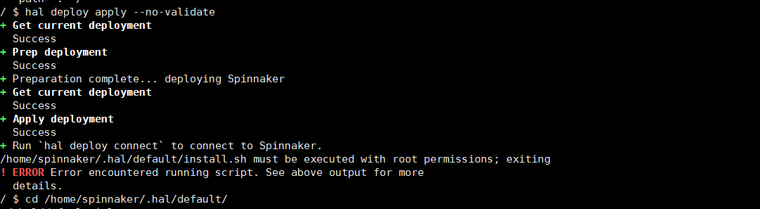 Kubernetes搭建spinnaker服务