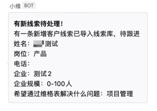 销售线索自动化流转、管理，流失率减少 20%