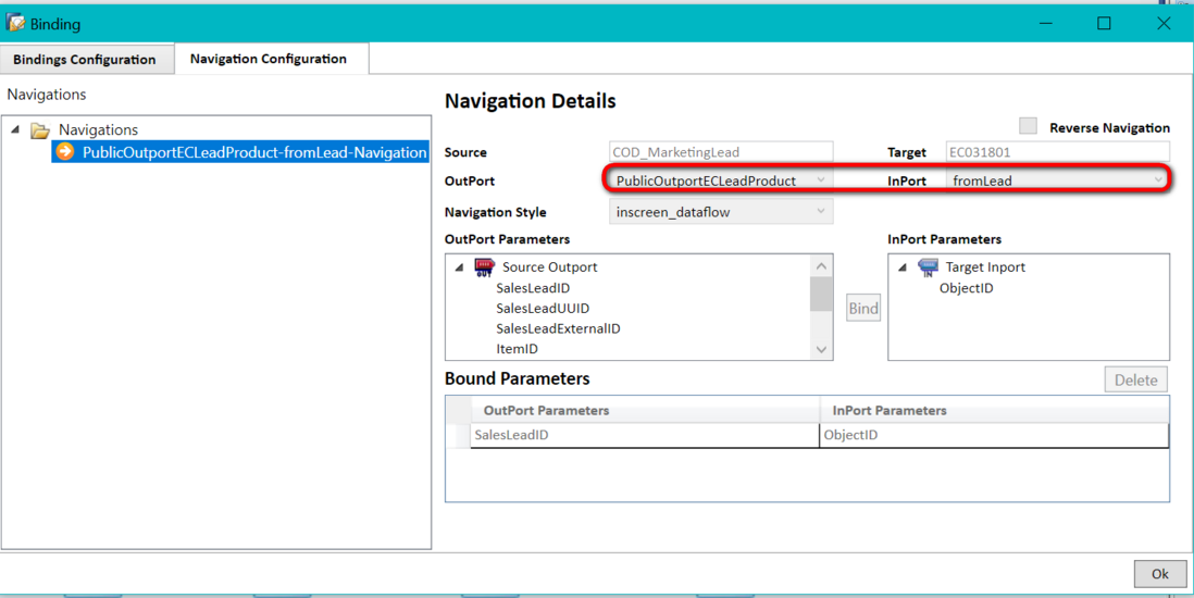 如何将SAP C4C TI页面的值传递到Embedded Component里去