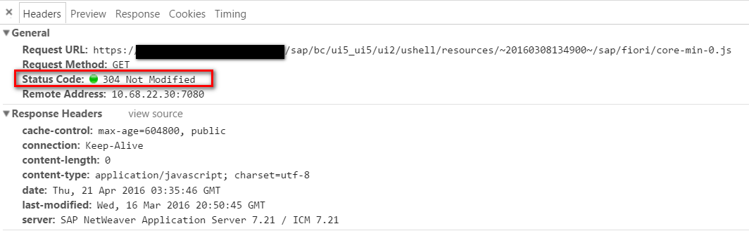 ABAP应用服务器的HTTP响应状态码(Status Code)