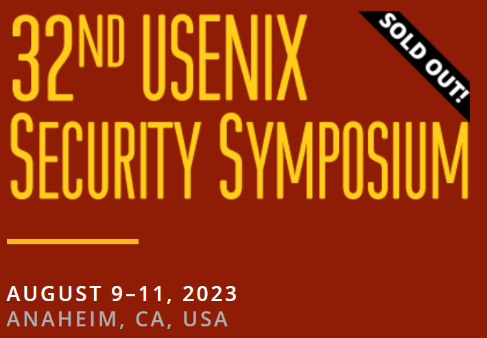蚂蚁技术研究院密码学实验室亮相USENIX Security 2023并发表最新学术成果报告