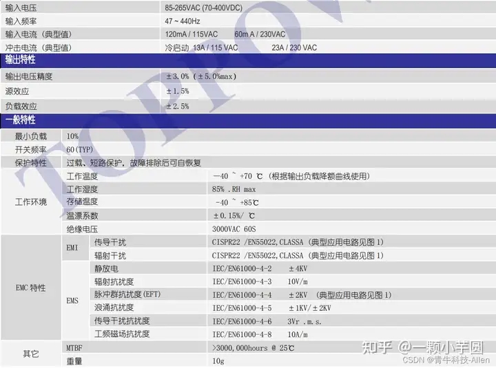 交直流两用、输入电压范围宽、高可靠性、低功耗、安全隔离等功能，3W 3KVAC隔离 宽电压输入 AC/DC 电源模块—— TP03AL系列