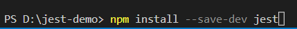 Jest测试框架、JSDoc学习