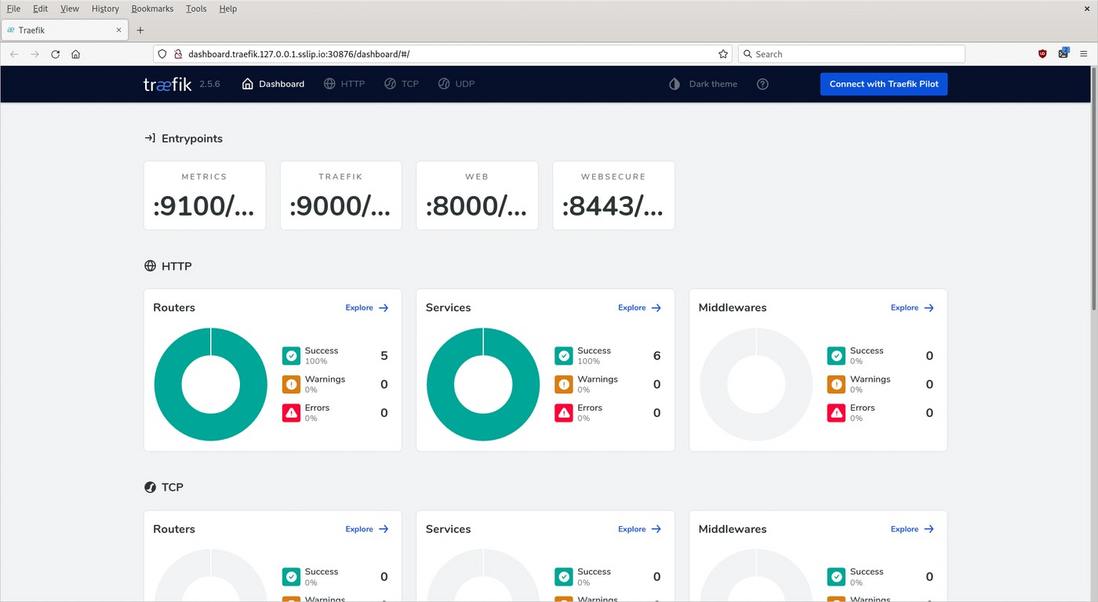 如何使用 Rancher Desktop 访问 Traefik Proxy 仪表板
