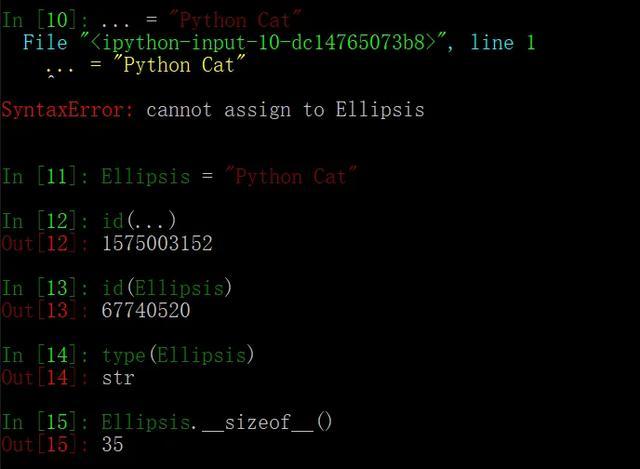 python 为什么会有个奇怪的“...”对象？