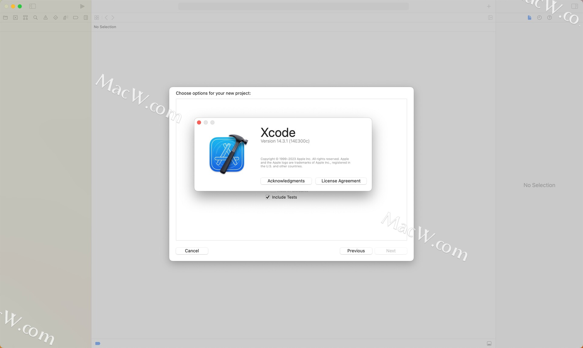 下载：Xcode for Mac v14.3.1正式版
