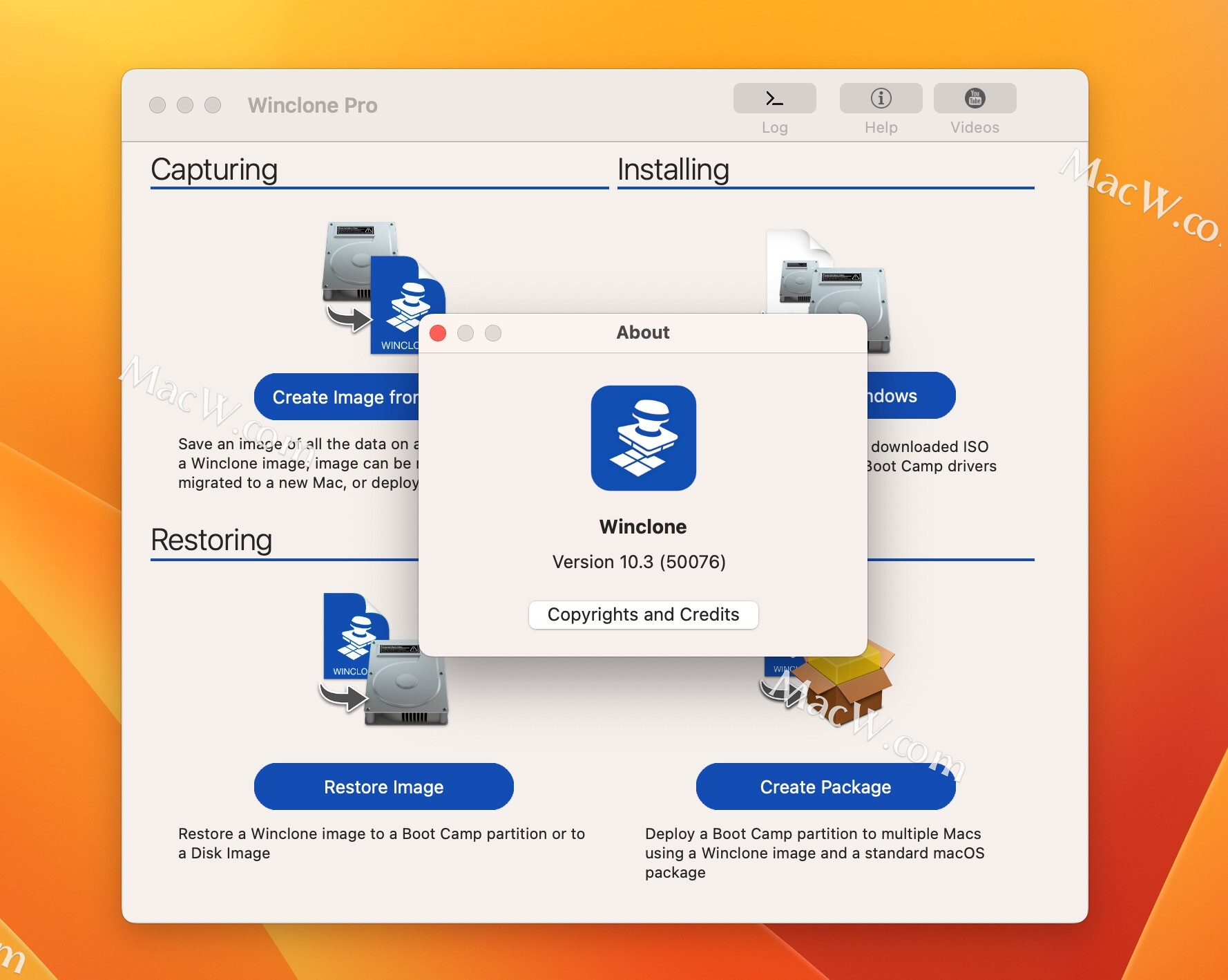 Winclone Pro for Mac(Windows分区备份还原工具) 中英激活版