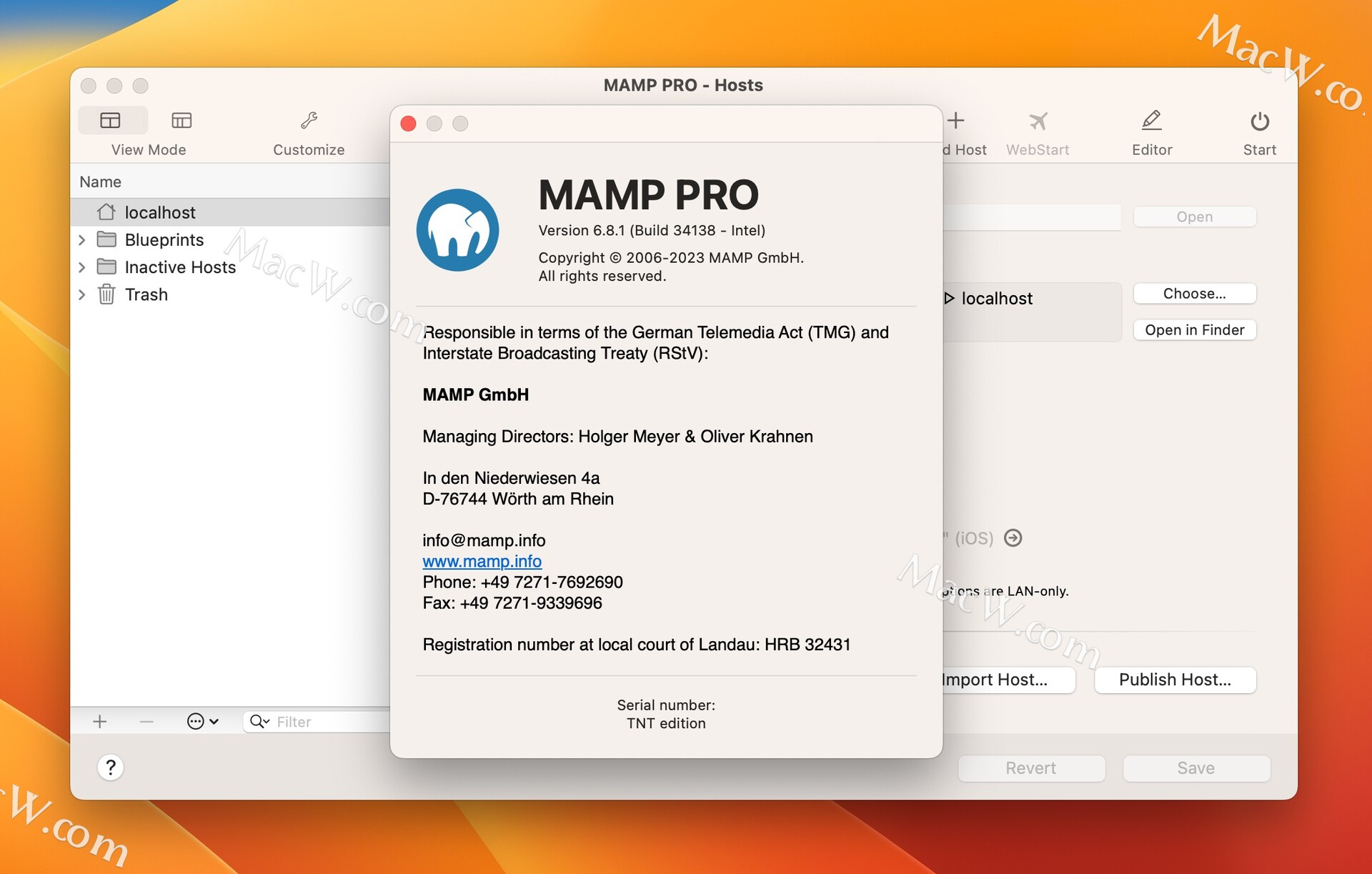 专业的web开发环境：MAMP PRO for Mac v6.8.1永久激活版