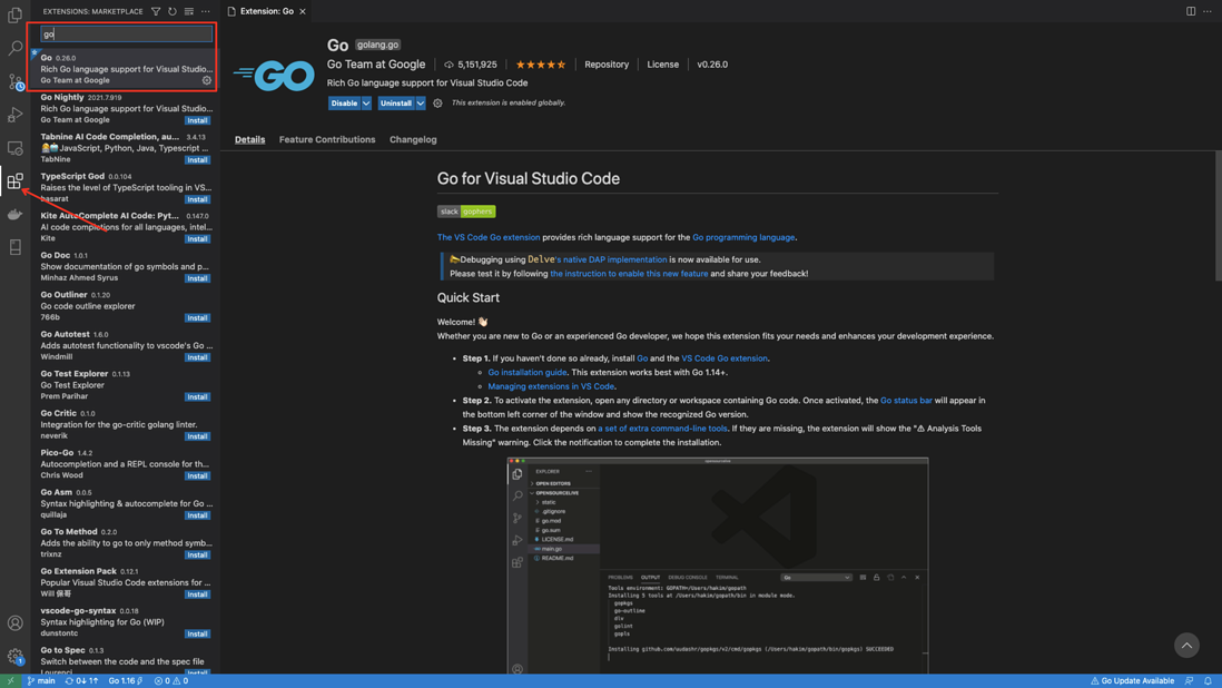 Go 专栏｜开发环境搭建以及开发工具 VS Code 配置
