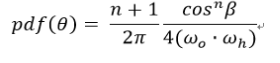 Blinn-phong model importance sampling
