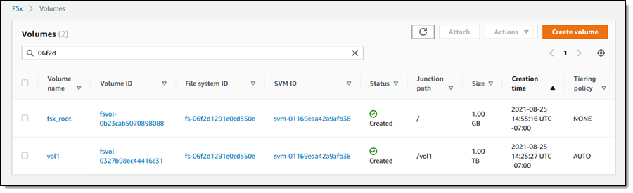 新增功能 – Amazon FSx for NetApp ONTAP