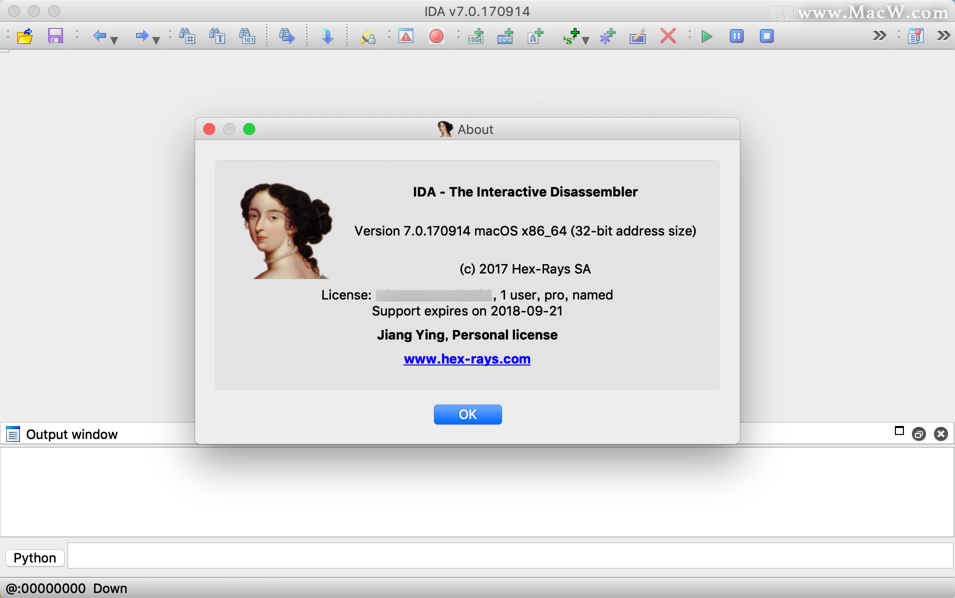 IDA Pro 7 for Mac 永久版下载，专业反汇编工具，高效逆向分析！