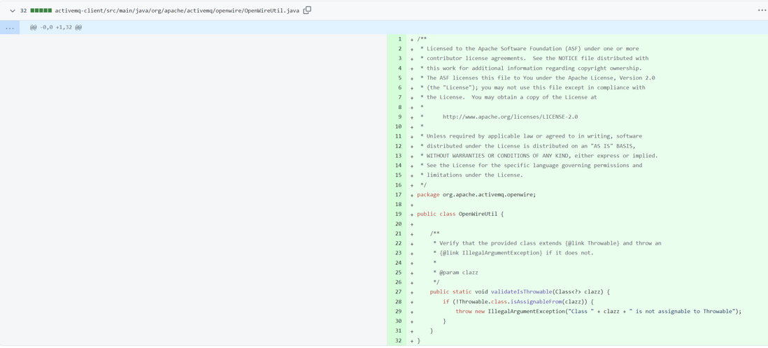 Apache ActiveMQ 远程代码执行漏洞分析