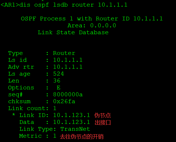 OSPF基础——区域内SPF计算