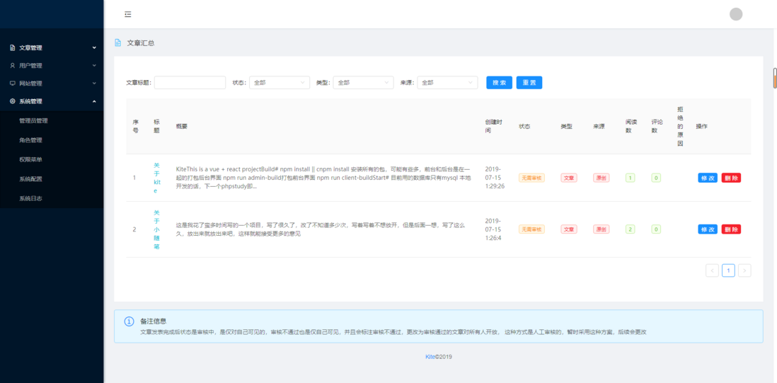 一个前端界面vue ssr , 后端界面 react spa , 服务node的项目