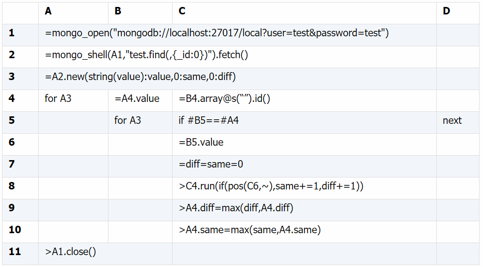 协助 mongodb 计算之数位比较