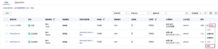 云小课 | 云硬盘不用了如何处理？