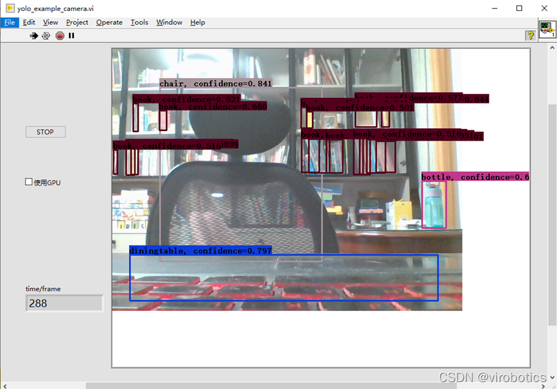 手把手教你使用LabVIEW OpenCV dnn实现物体识别（Object Detection）含源码