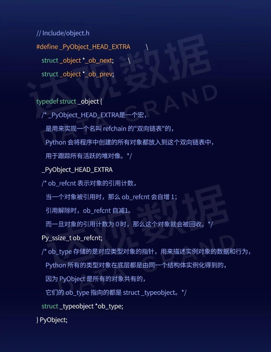 Python源码剖析：深度探索Cpython对象-达观数据