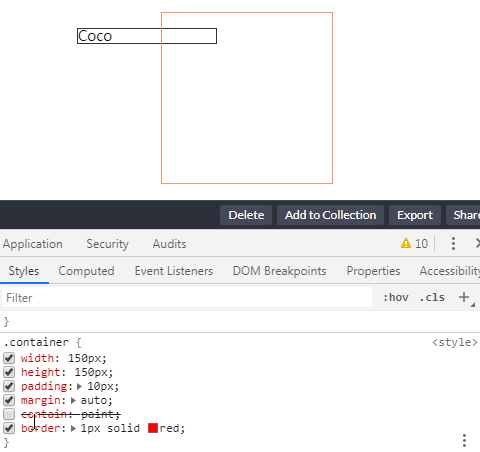 CSS新特性contain，控制页面的重绘与重排