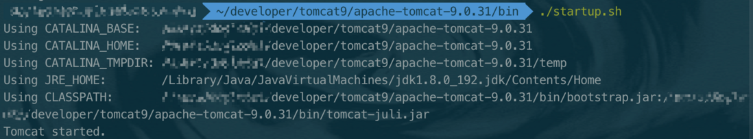 mac下安装tomcat9