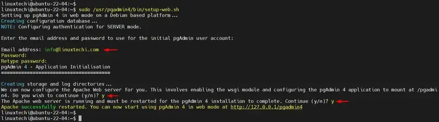 Ubuntu 22.04 安装 pgAdmin 数据库管理工具