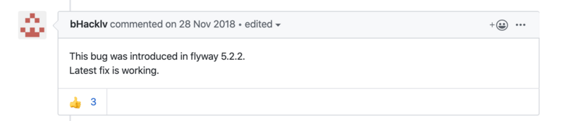 Flyway 执行报错： 'user_variables_by_thread' 表没有SELECT权限的问题解决