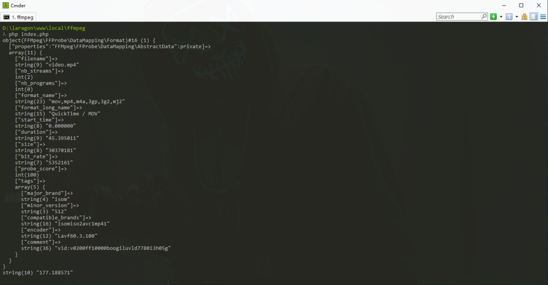PHP-FFMpeg 操作音视频