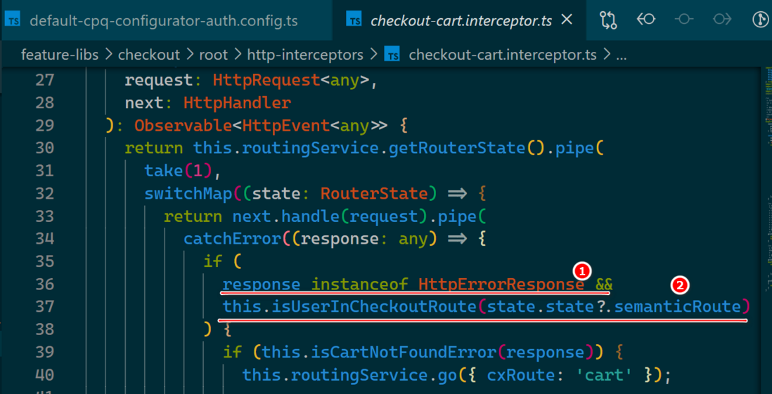 关于 SAP Spartacus Angular HTTP Interceptor 的拦截顺序 - HelloWorld开发者社区