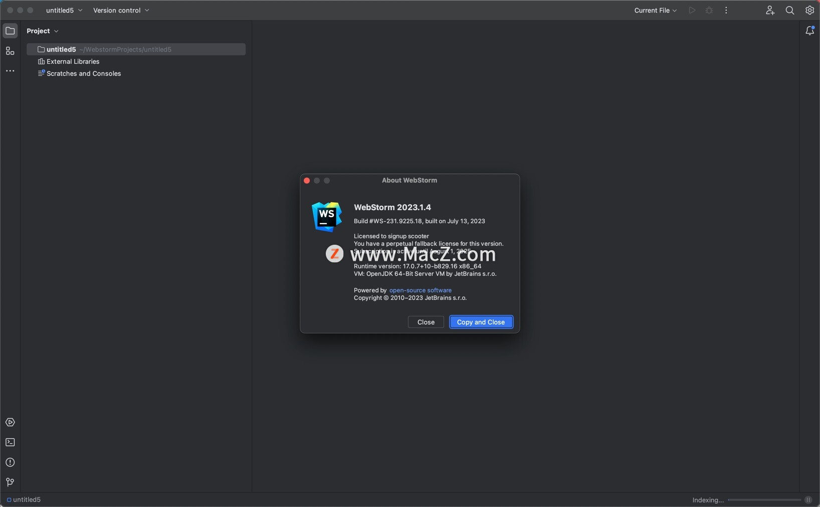 前端开发工具WebStorm 2023 「Mac」