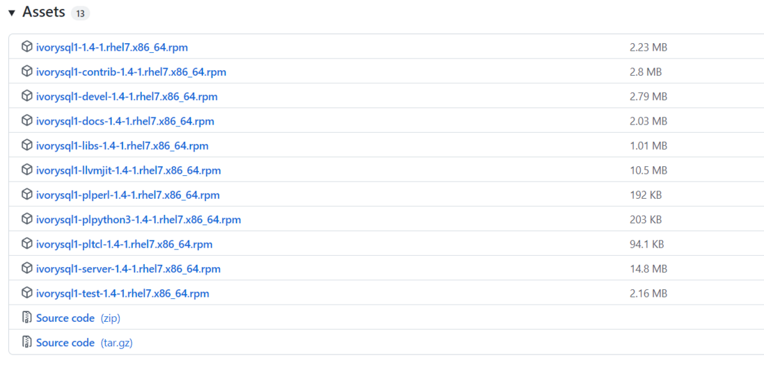 紧跟PostgreSQL 14 现已发布IvorySQL 1.4