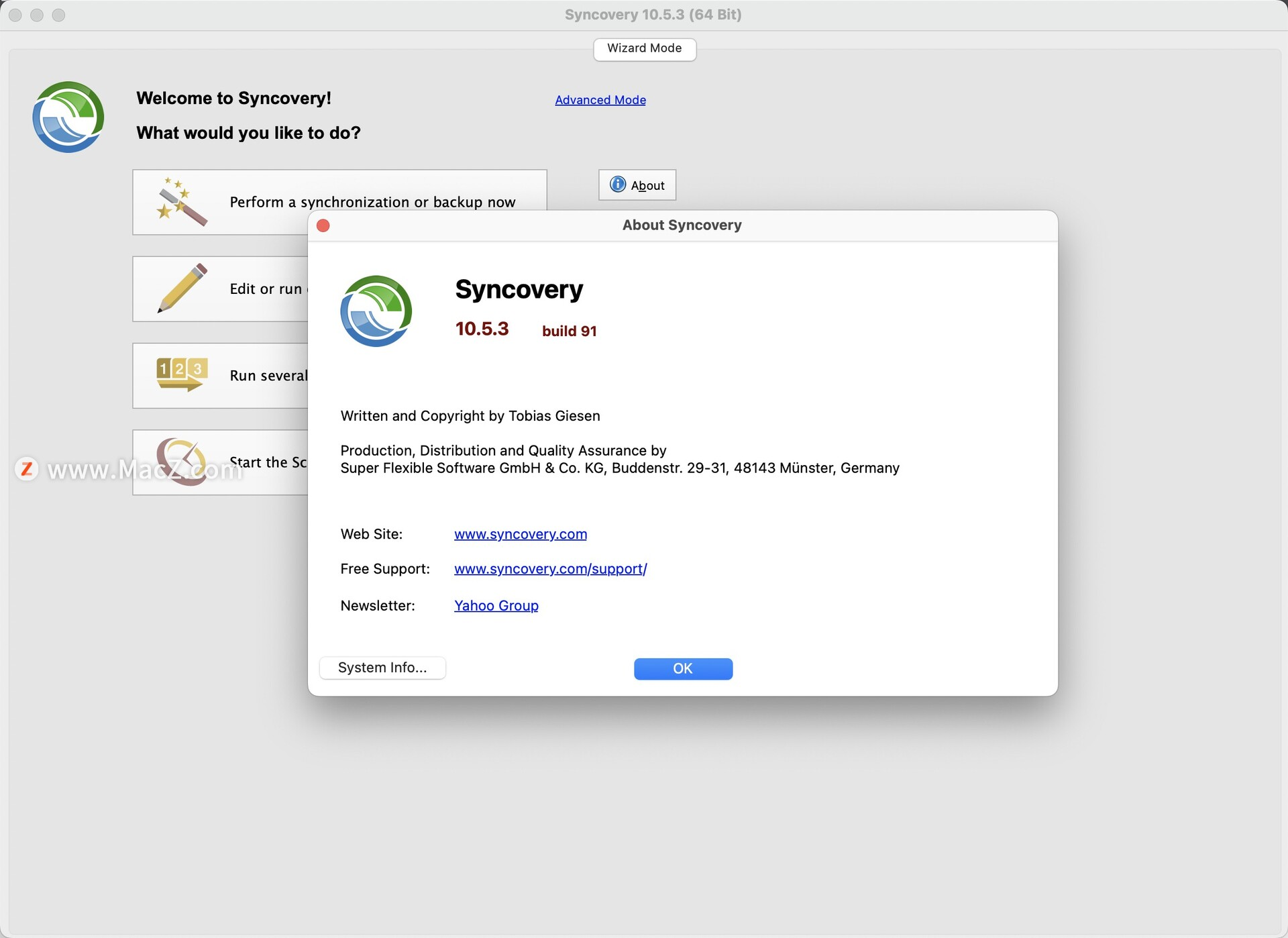 Syncovery for Mac，文件备份同步工具