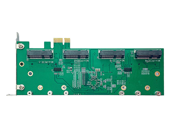 Wallys Linux,WiFi modules/4-miniPCIE-slot  Adapter Card 4 x Mini PCIe Card 4 x M.2 Card