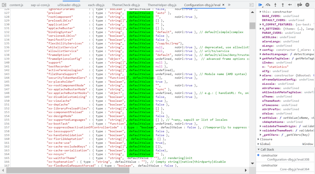 SAP UI5 Theme Library 的解析逻辑和 SAP UI5 配置元数据的默认值