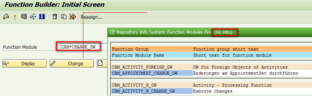 SAP CRM One Order函数CHANGE_OW的设计原理