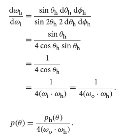 Blinn-phong model importance sampling