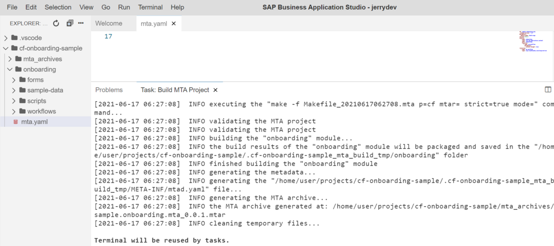 如何将SAP API Hub 上提供的工作流导入到 SAP BTP 上